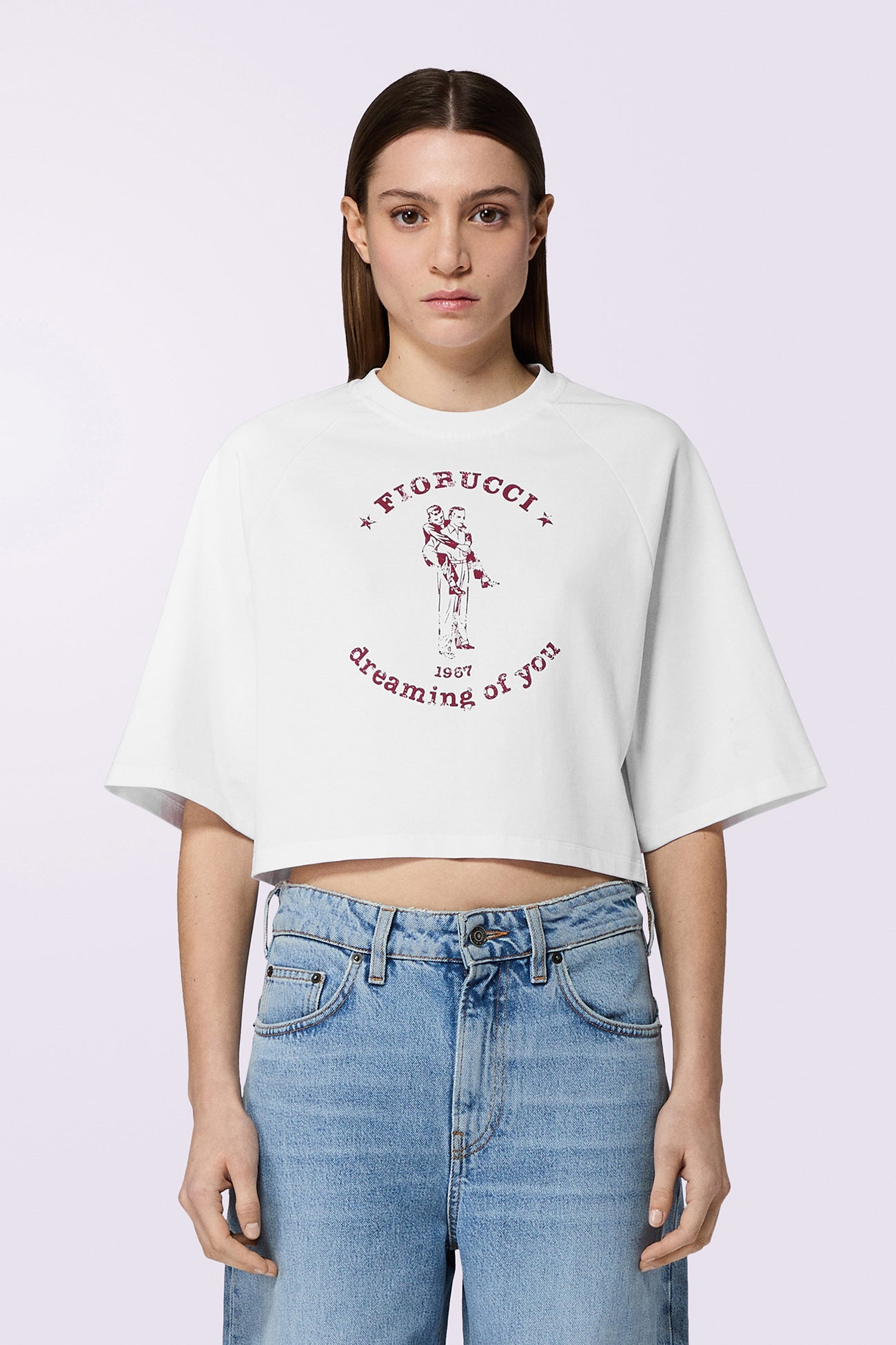 Dreaming of You Crop T-Shirt White
