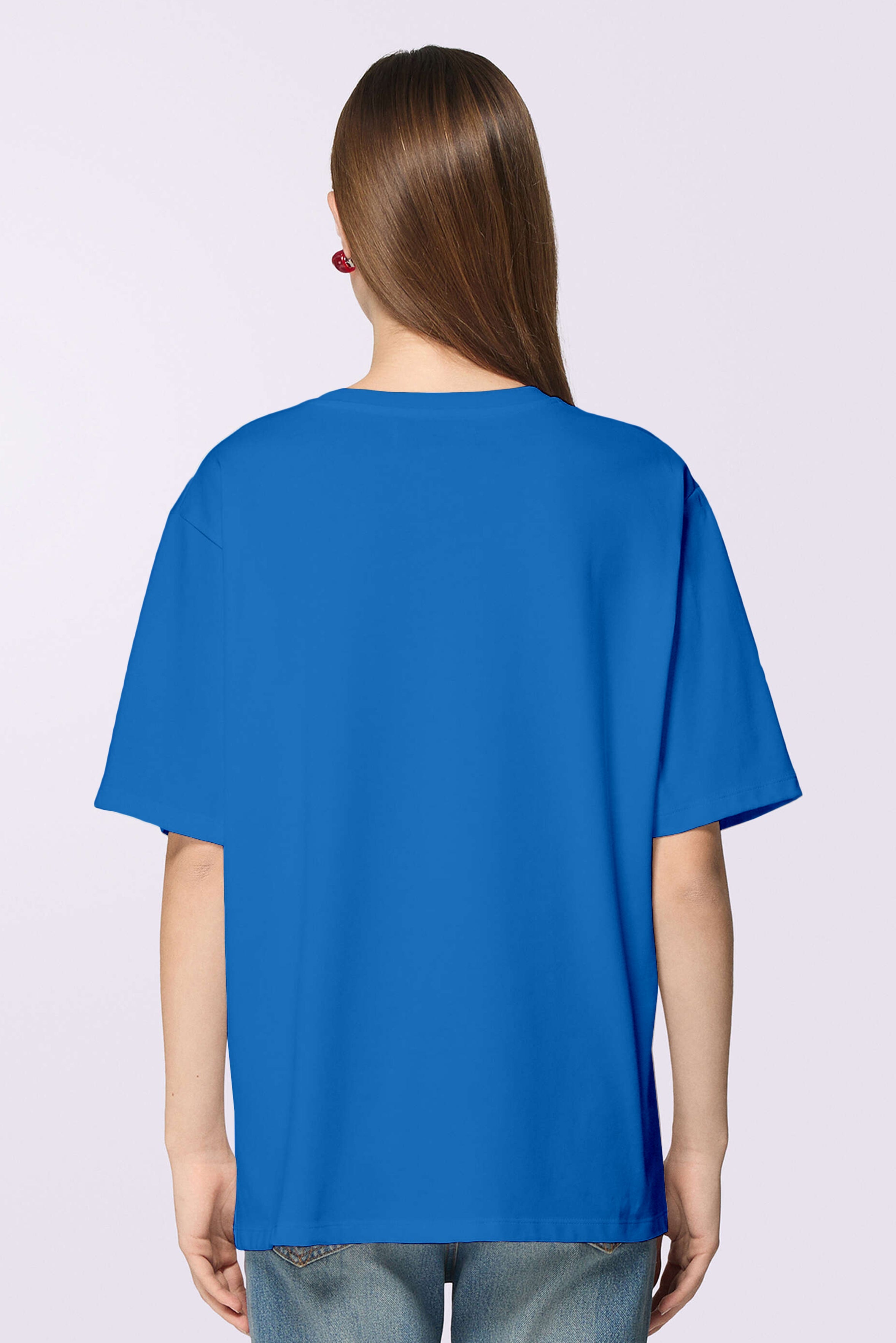 Cursive Logo T-Shirt Blue