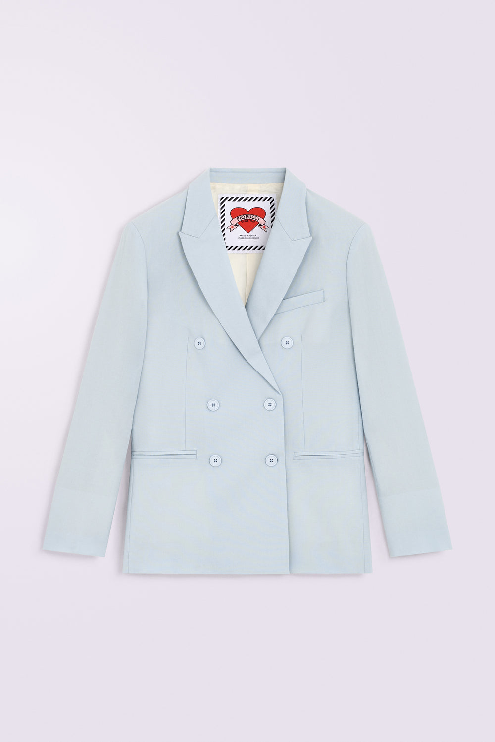 Double Breasted Blazer Blue