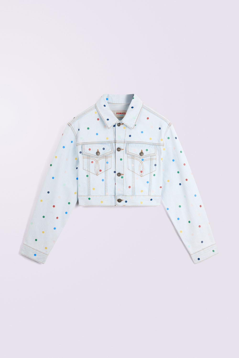 Confetti Denim Jacket Bleach Blue