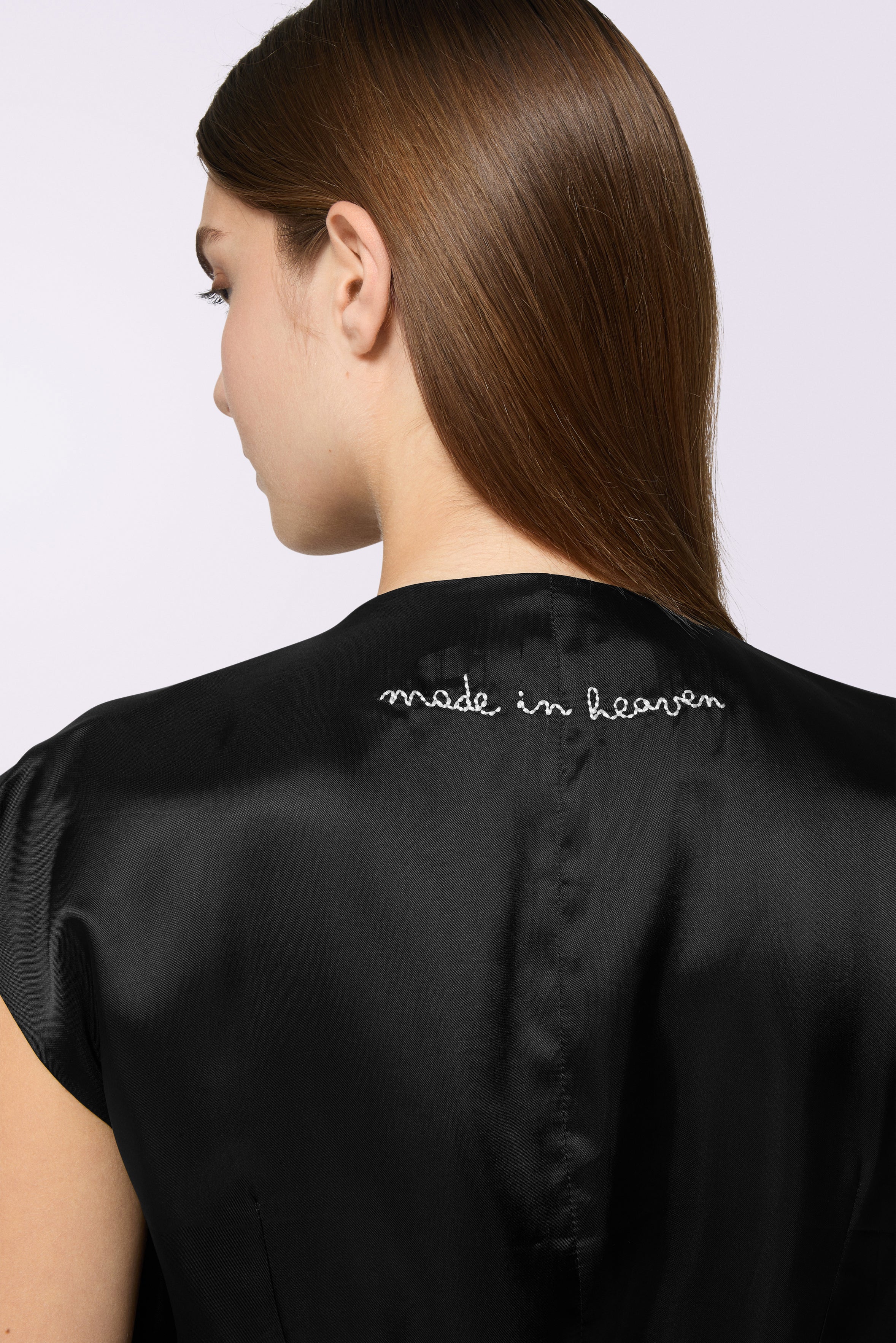 Embroidered Vest Black