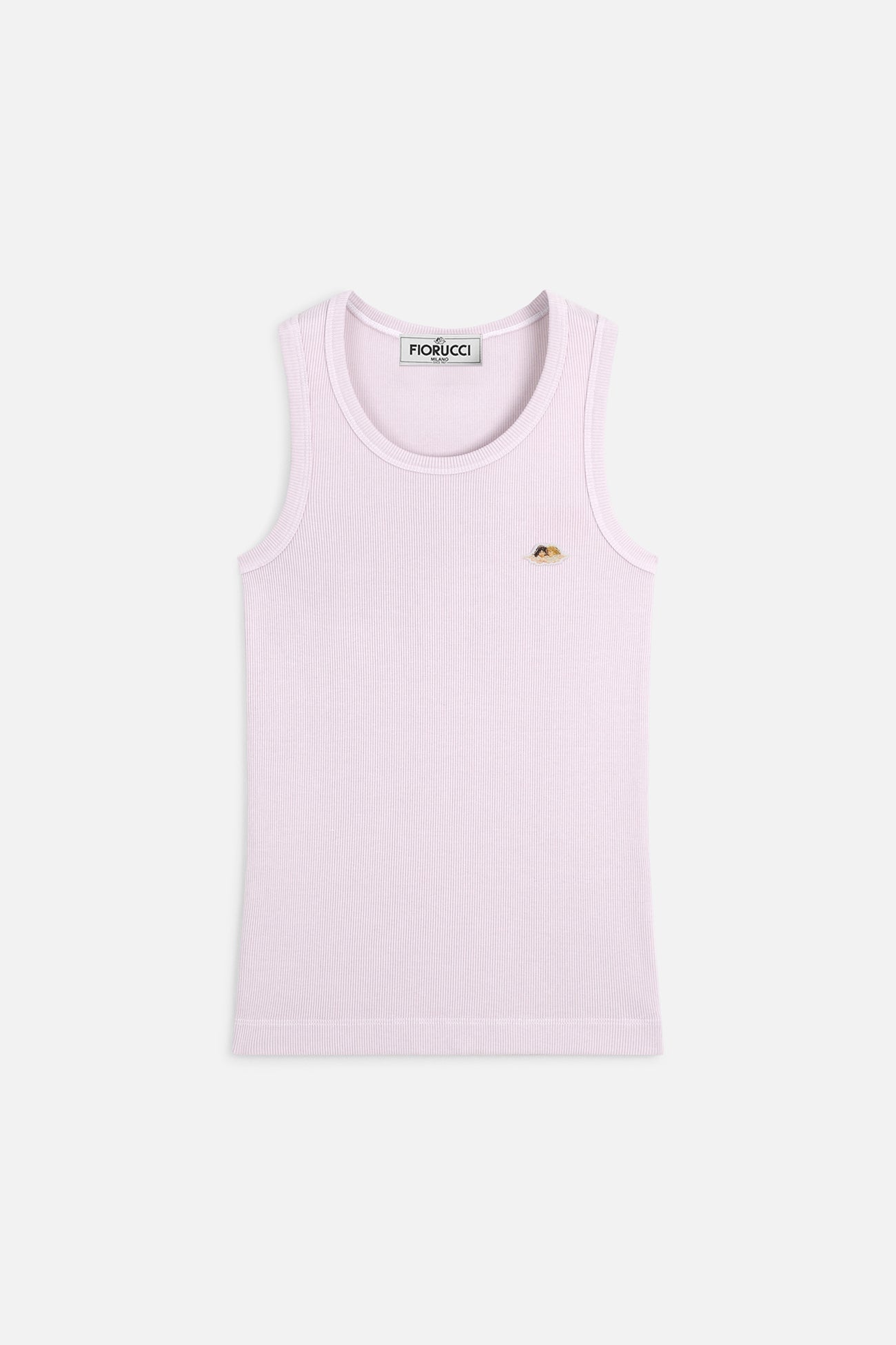 Angels Patch Tank Top Pink