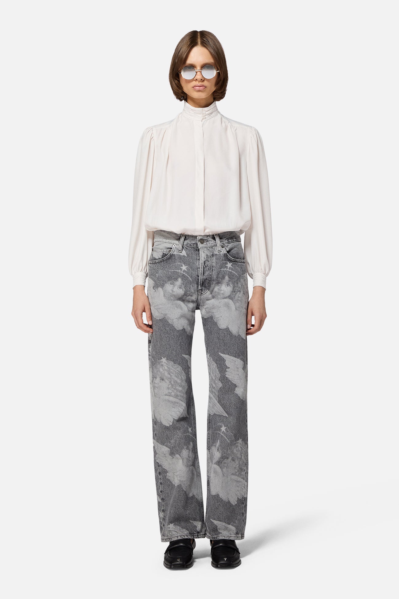 Angels Straight Fit Jeans Grey