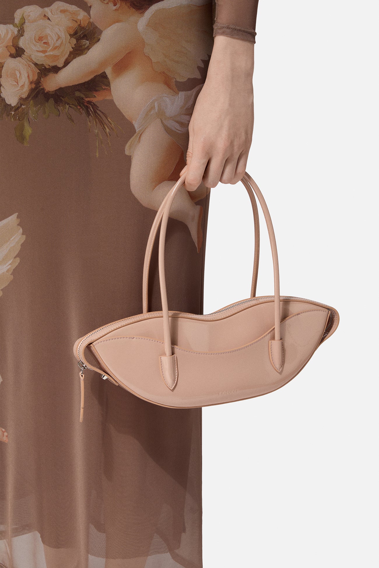 Lips Bag Vinyl Nude