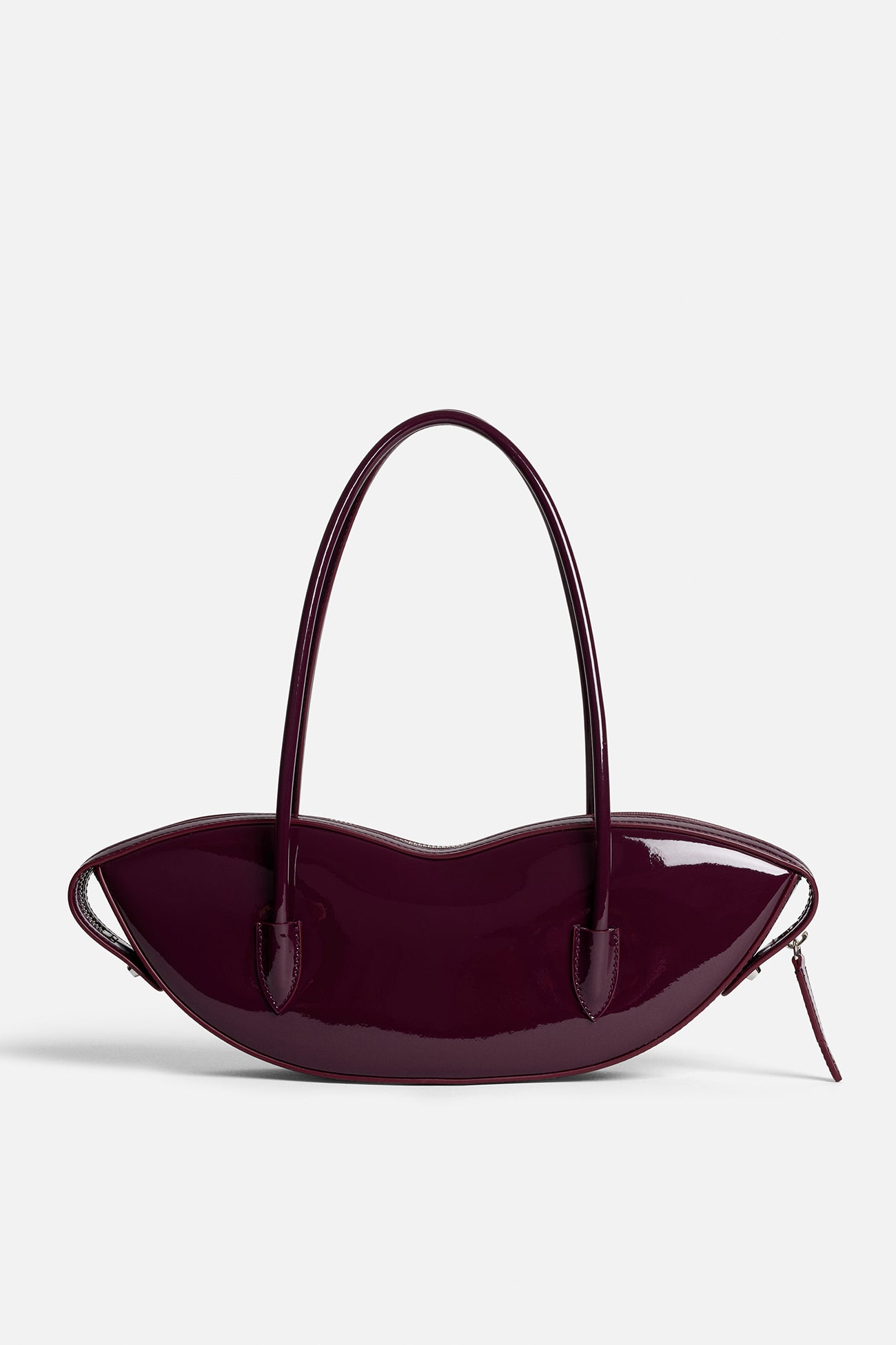 Lips Bag Vynil Burgundy