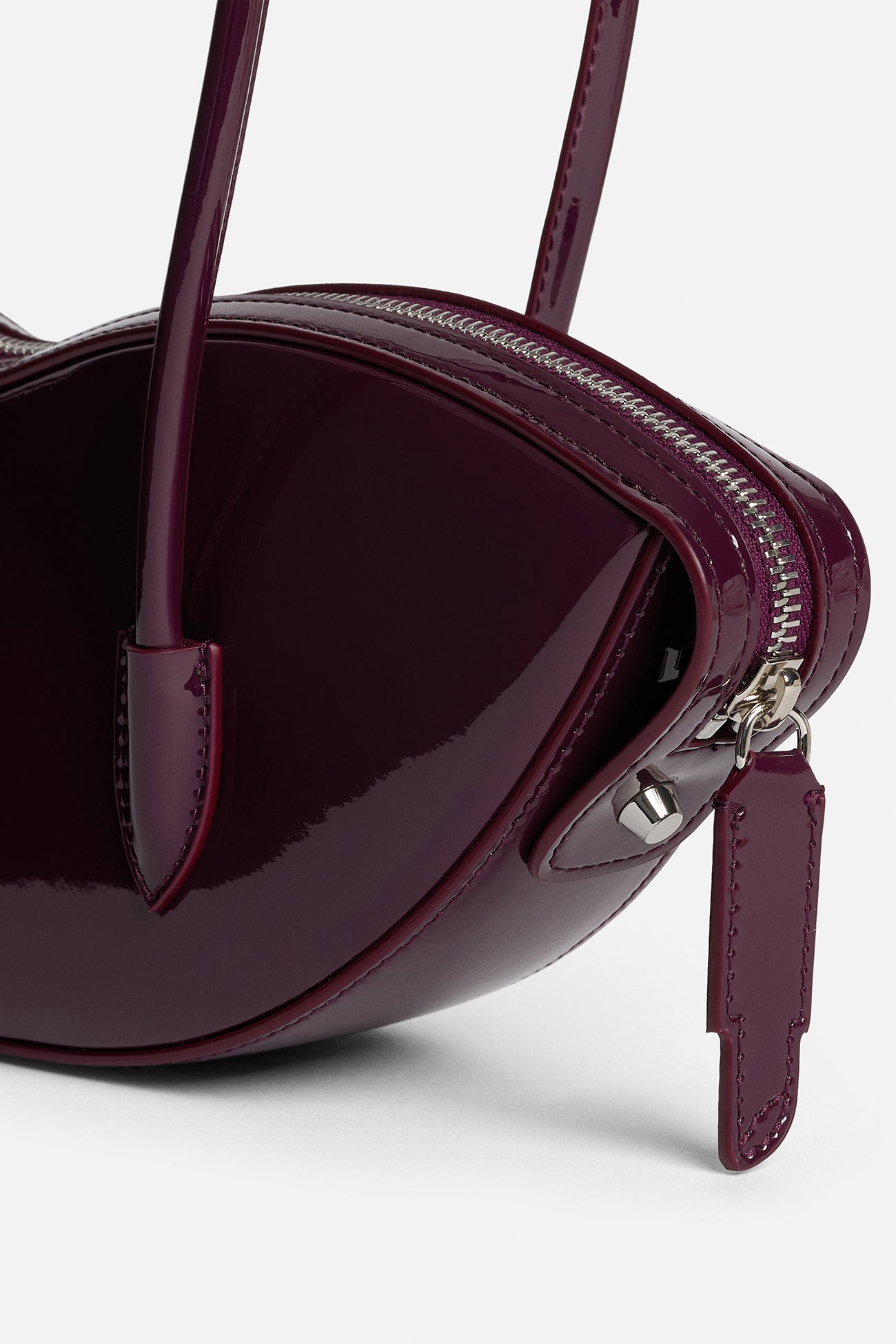 Lips Bag Vynil Burgundy