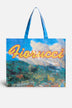 Portofino Postcard Maxi Tote Bag Blue