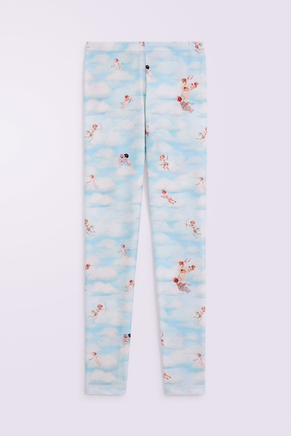 Beatitudo Print Leggings Blue