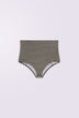 Velour Striped Hot Pants Navy