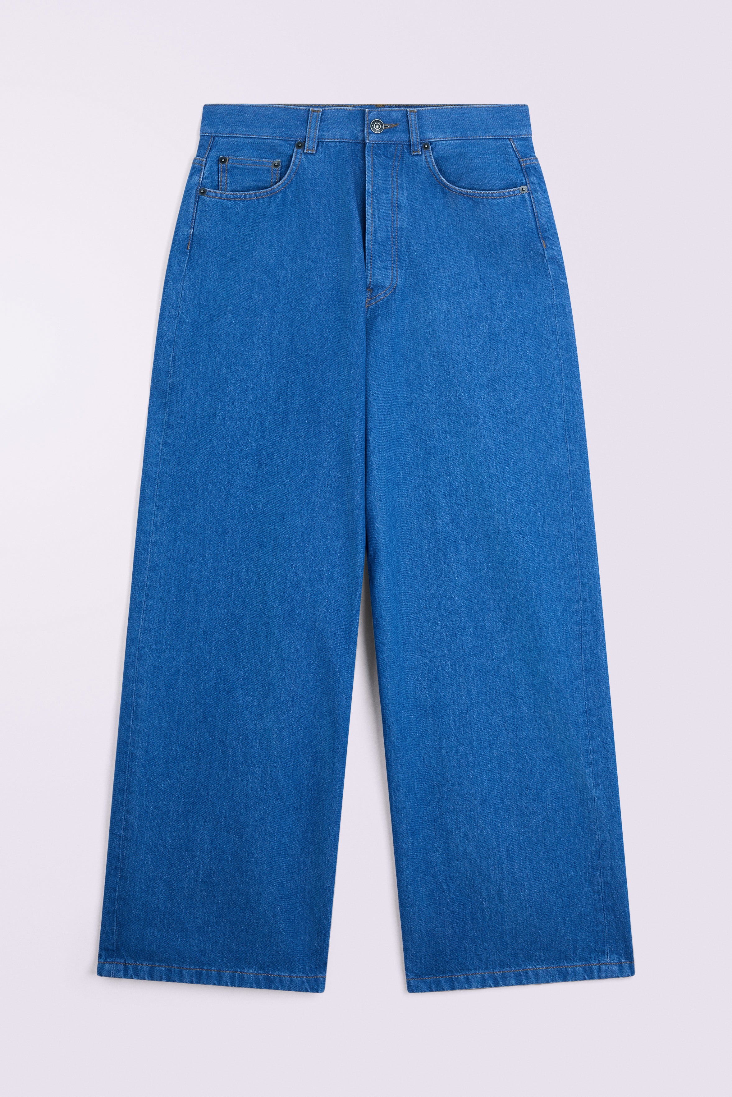 Jeans Baggy Blu Oceano