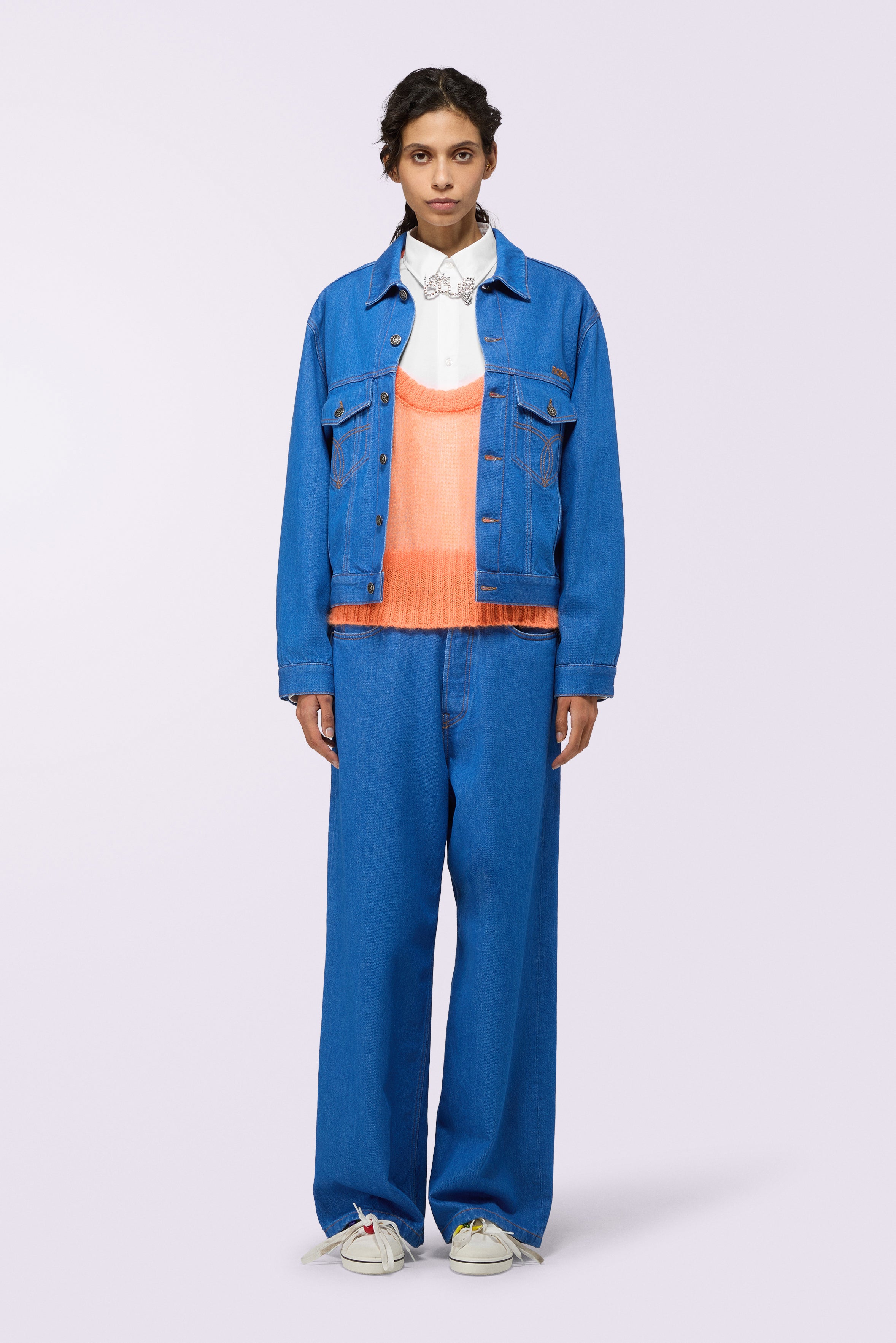 Jeans Baggy Blu Oceano