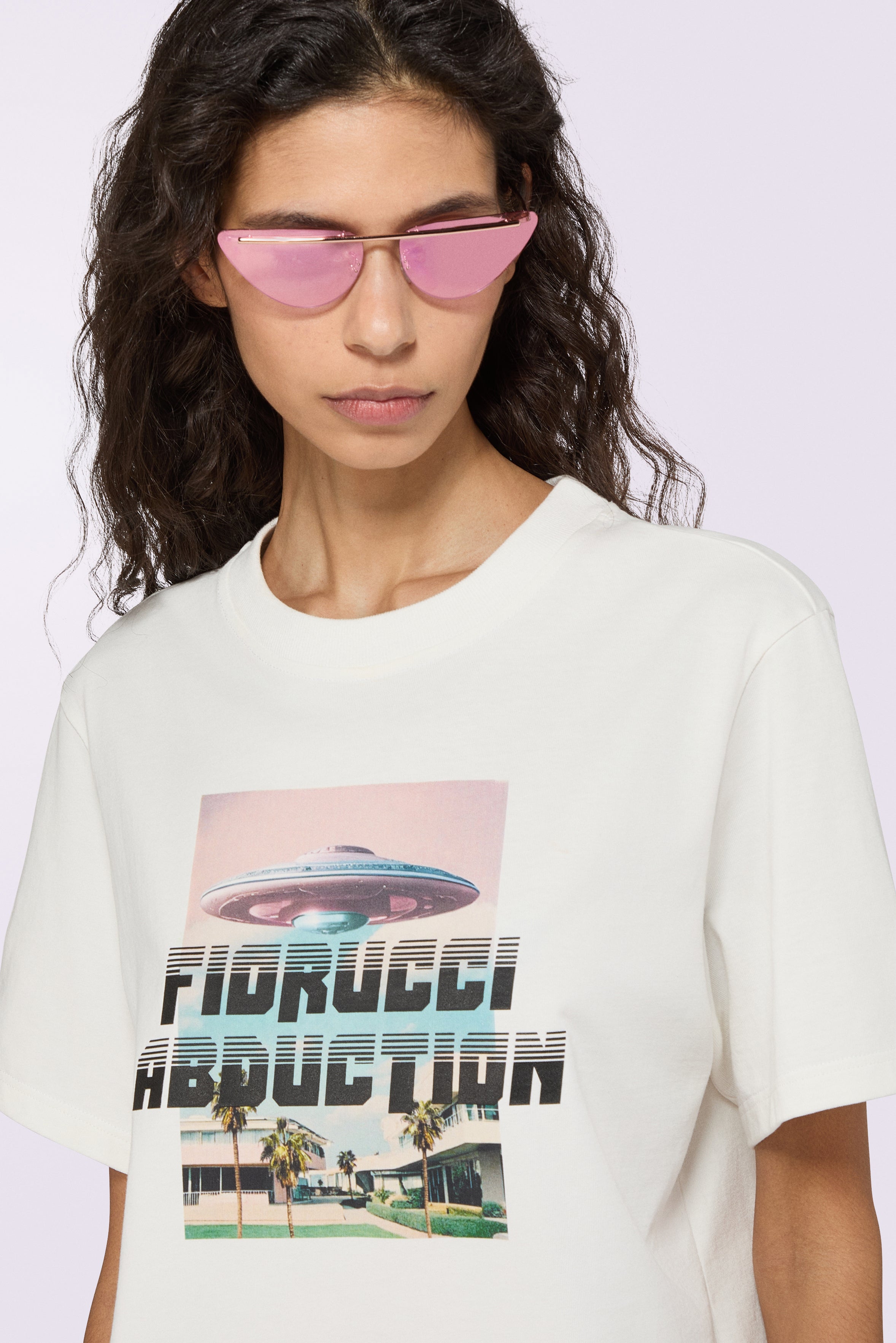 Abduction Regular T-Shirt Cream