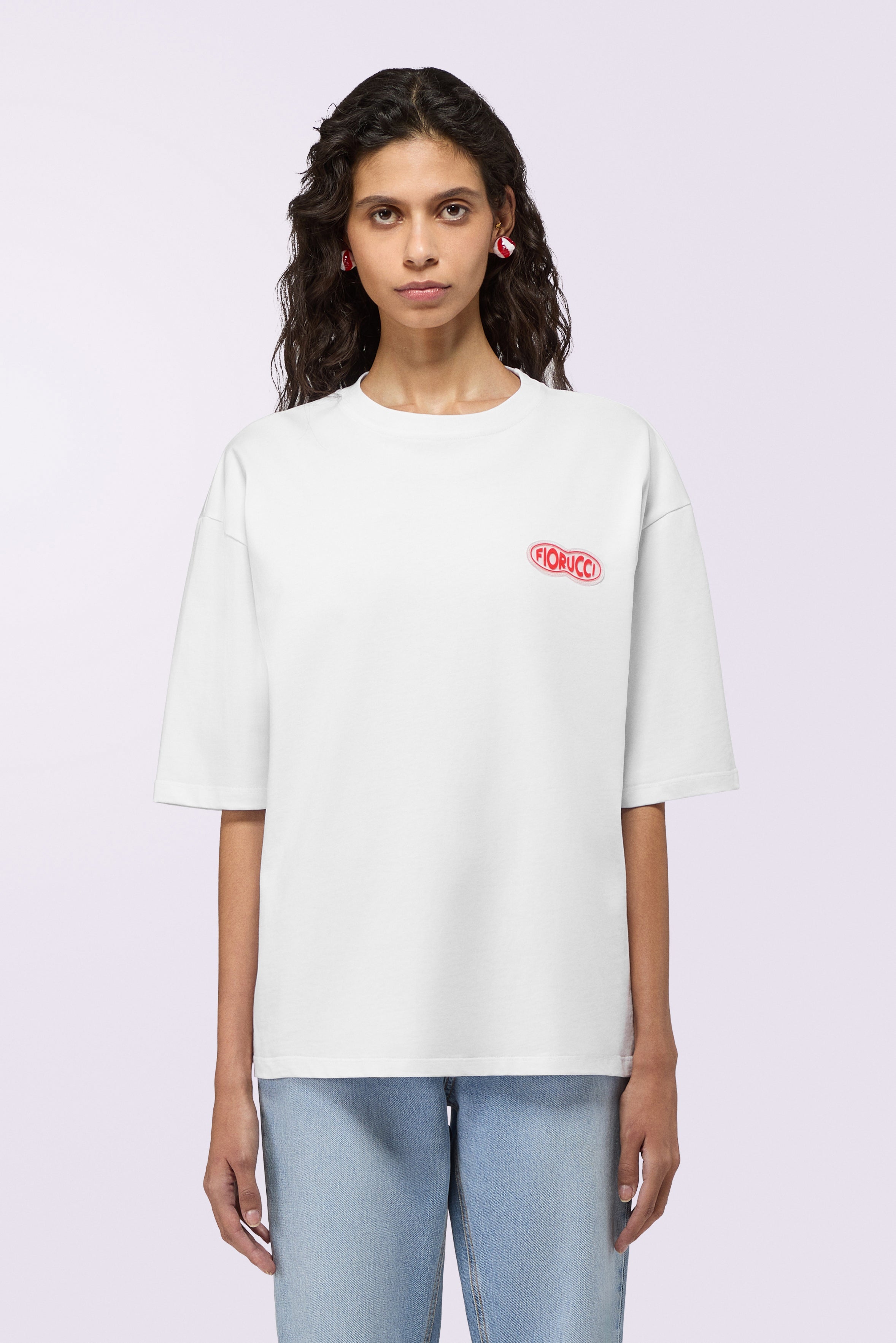 Fish Eye Logo Relaxed T-Shirt White