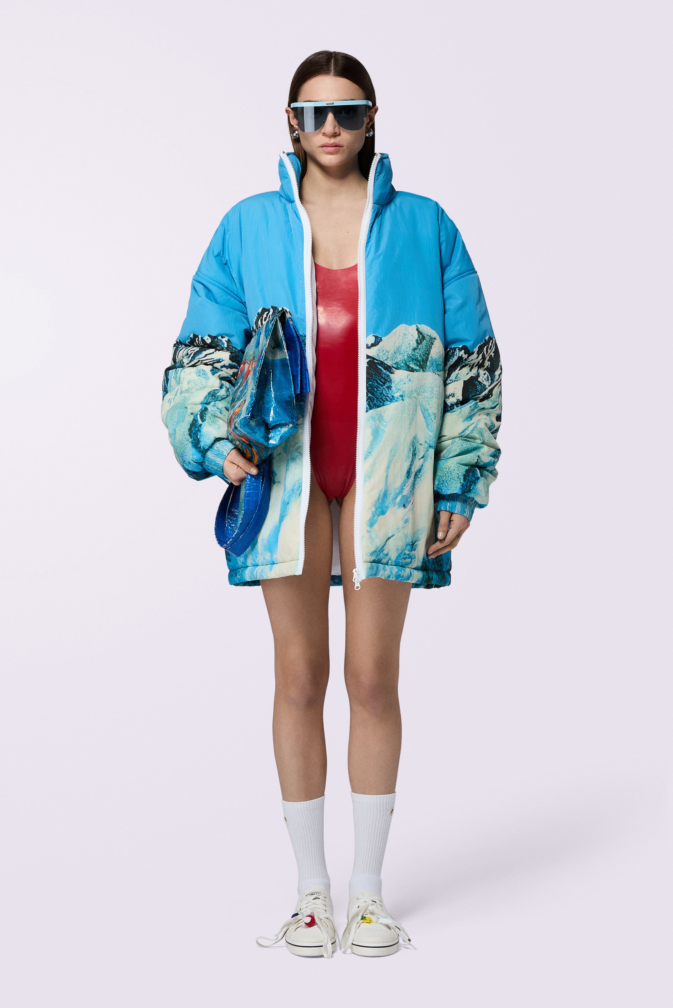 Winter Waterskiing Jacket Blue