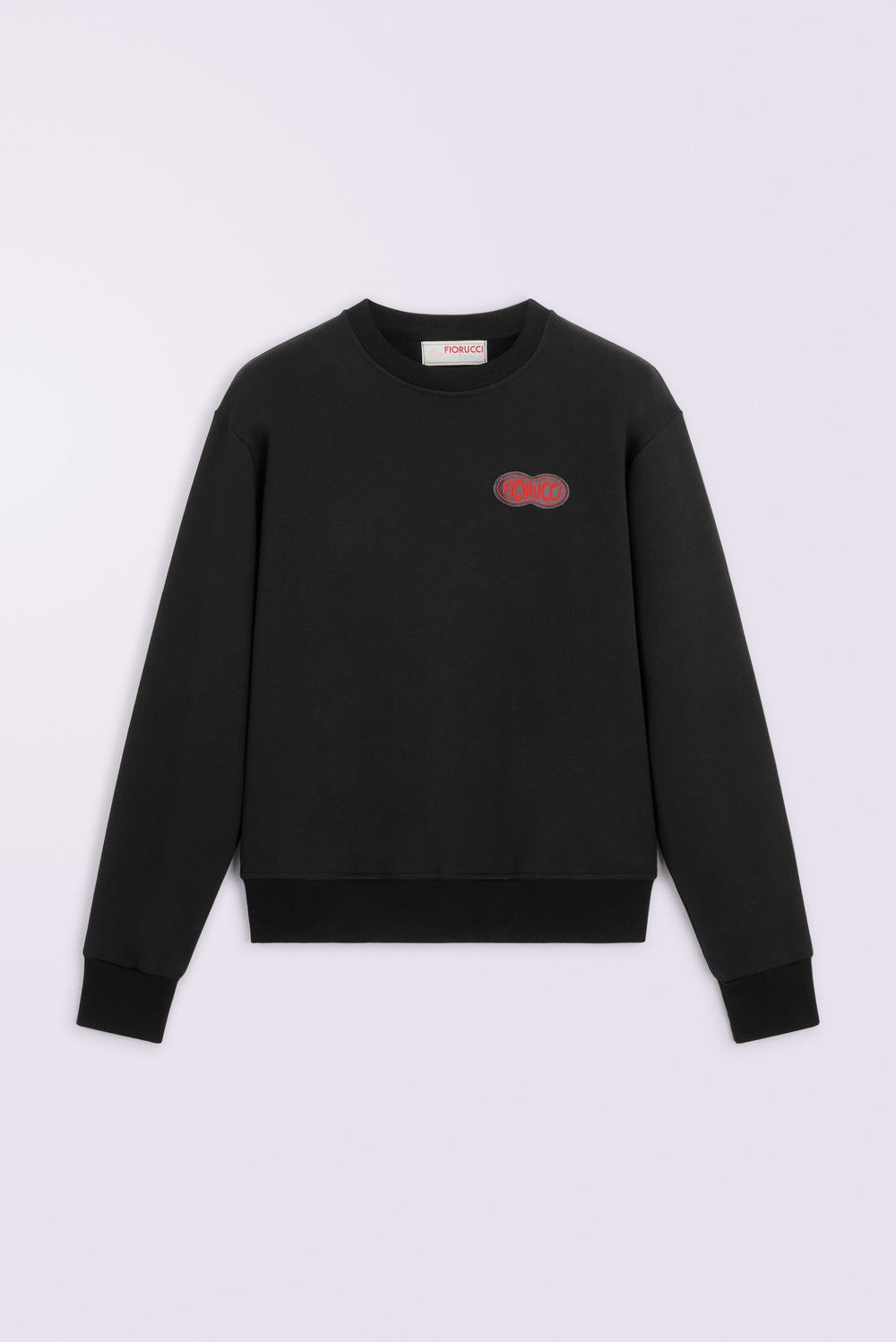 Fish Eye Logo Patch Regular Sweatshirt Black