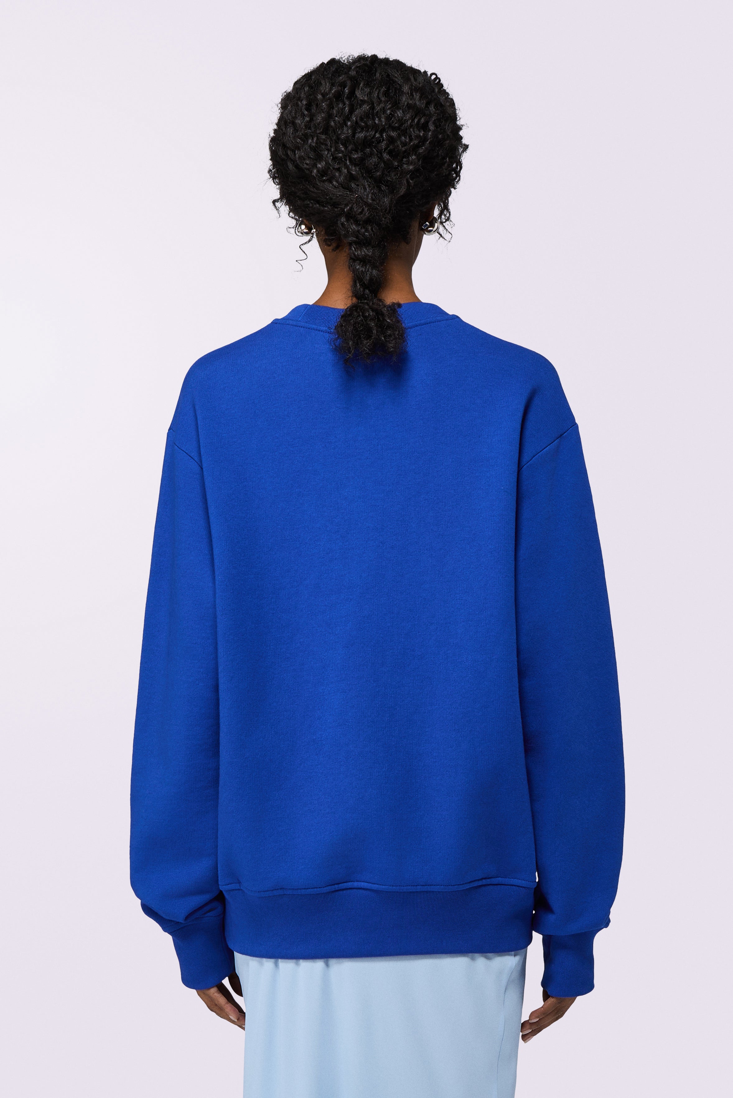 Varsity Logo Regular Sweatshirt Blue