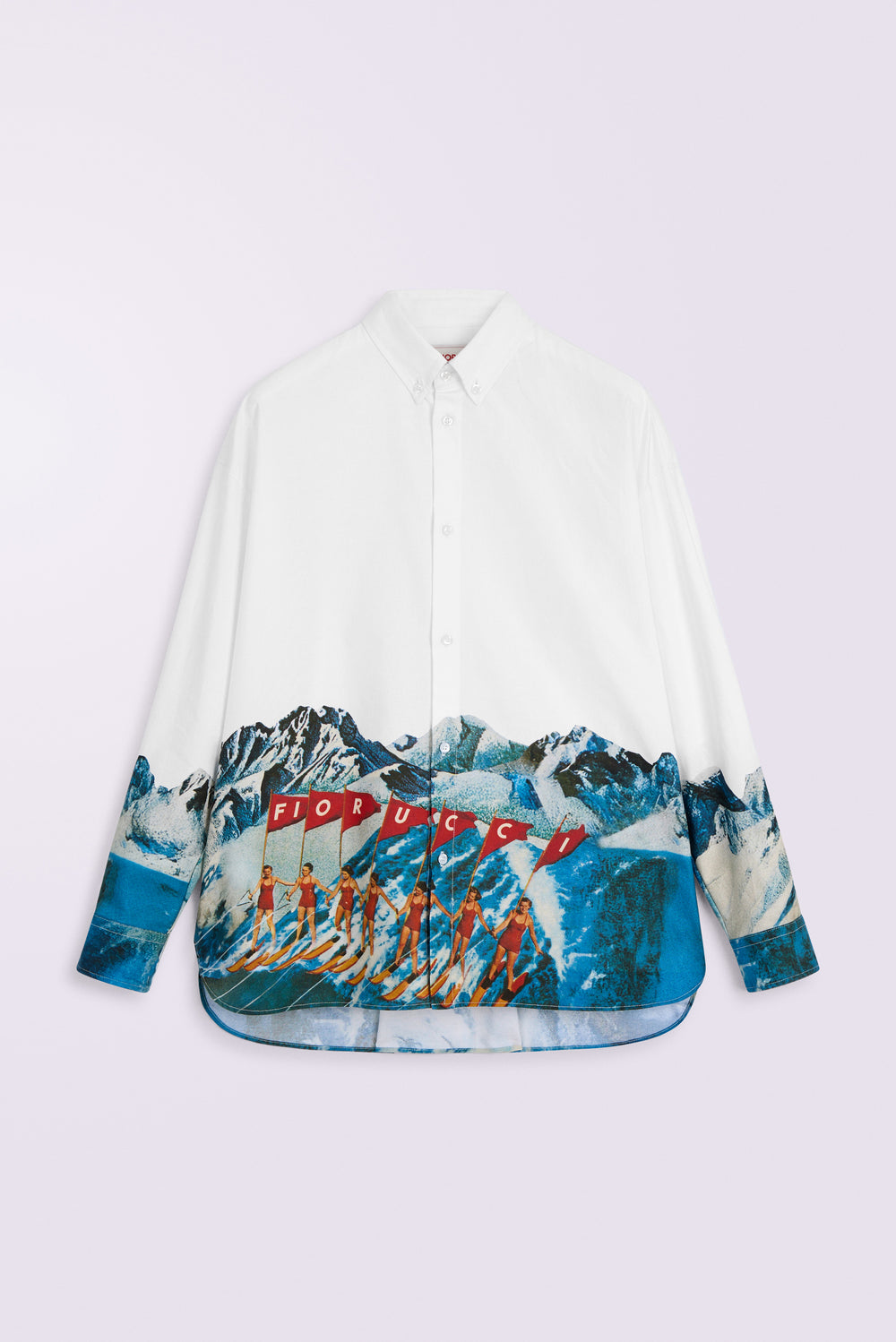 Winter Waterskiing Shirt White