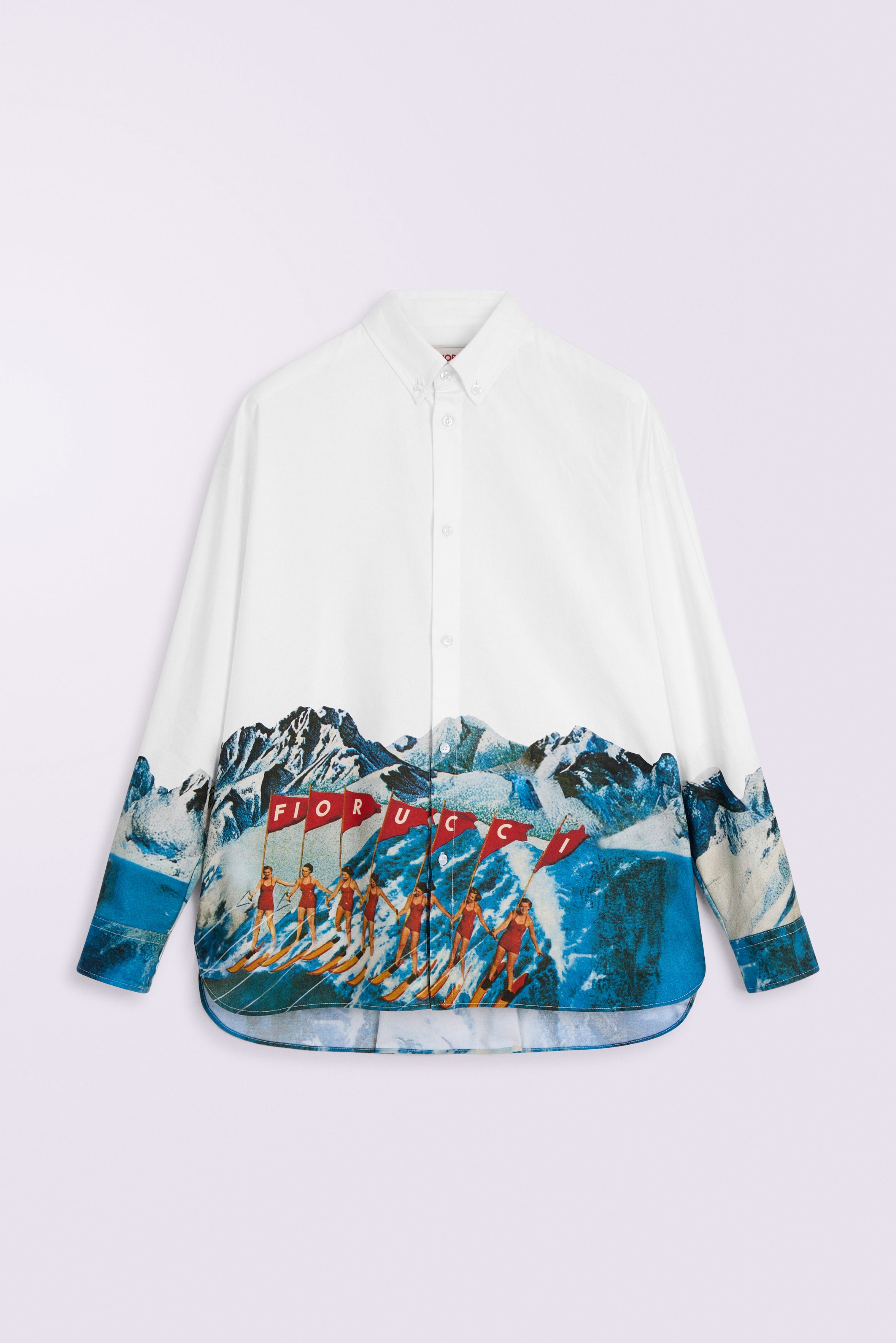 Winter Waterskiing Shirt White