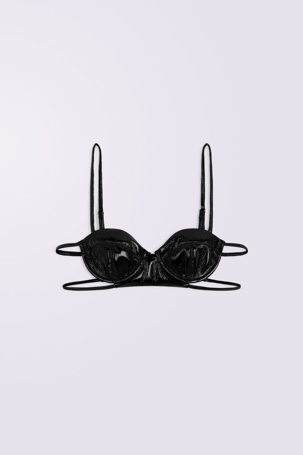 Vinyl Bralette Top