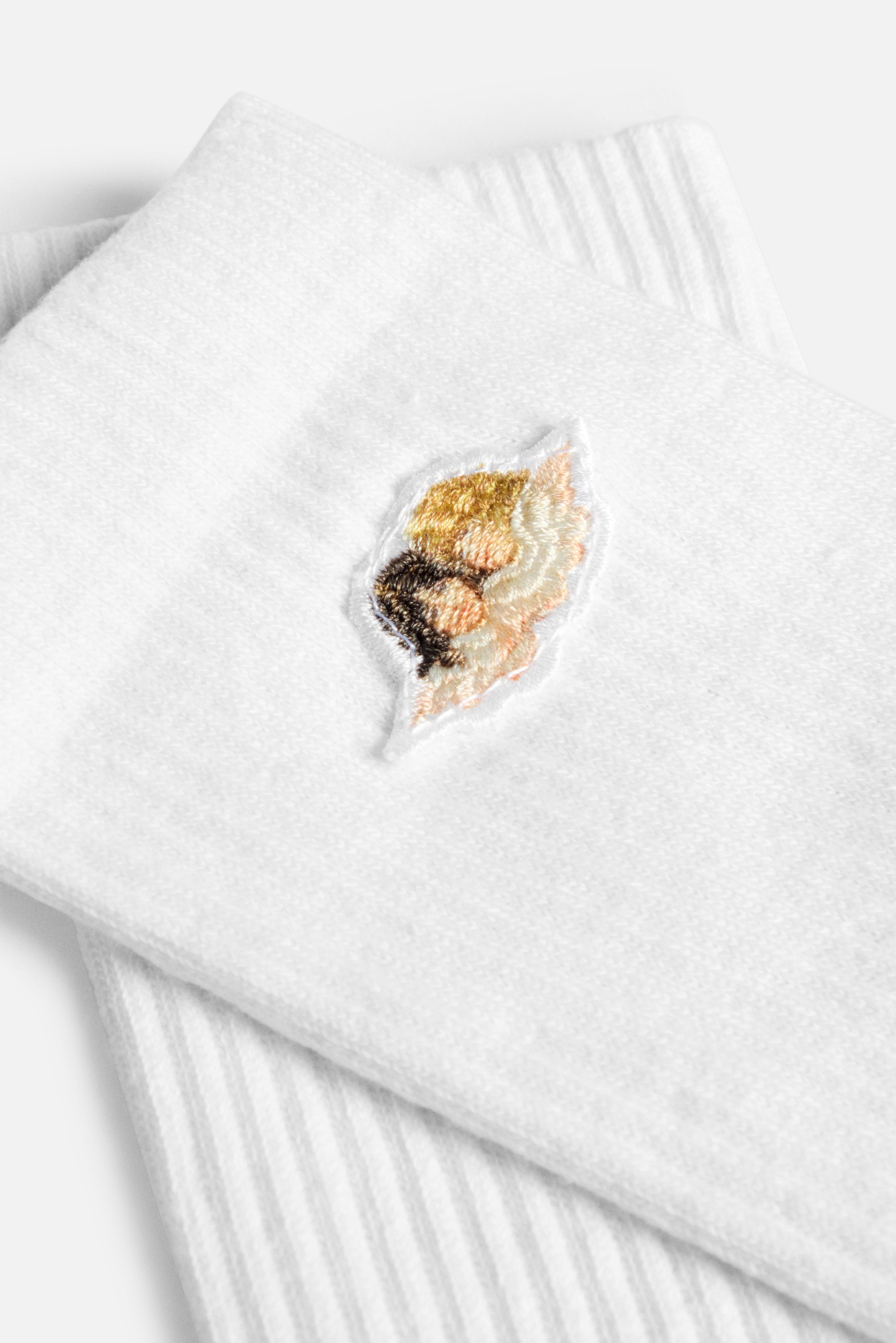 Calzini Patch Angeli Bianchi