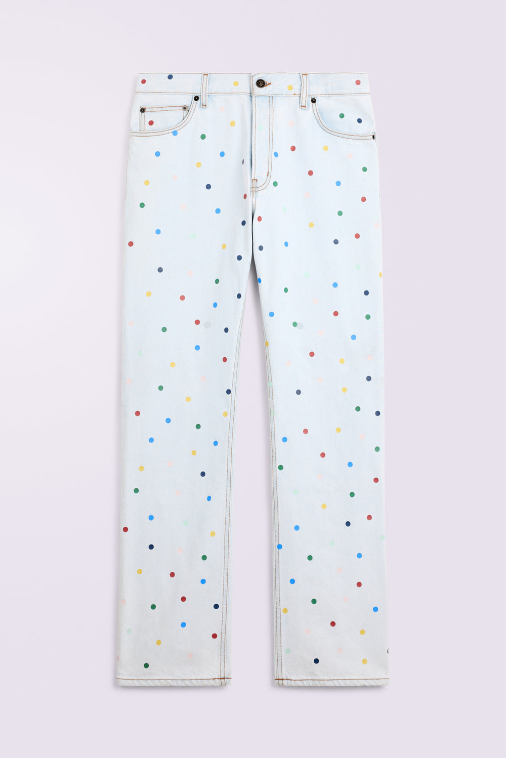 Confetti Straight Fit Jeans Bleach Blue