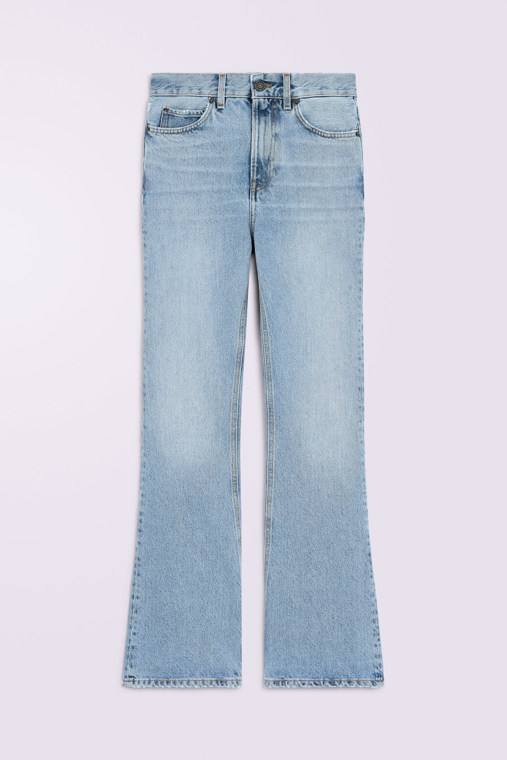 Heart Flare Jeans Light Blue