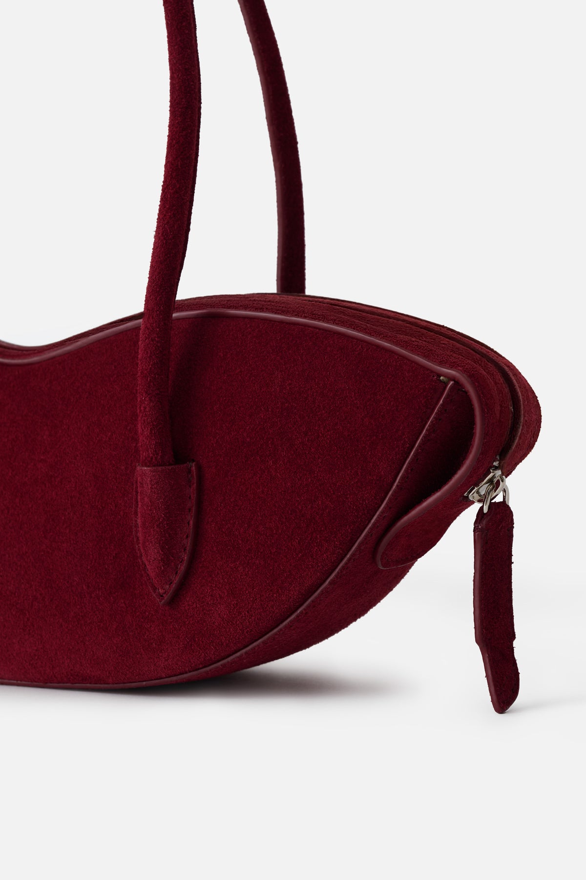 Suede Lips Bag