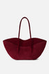 Suede Lips Tote Bag
