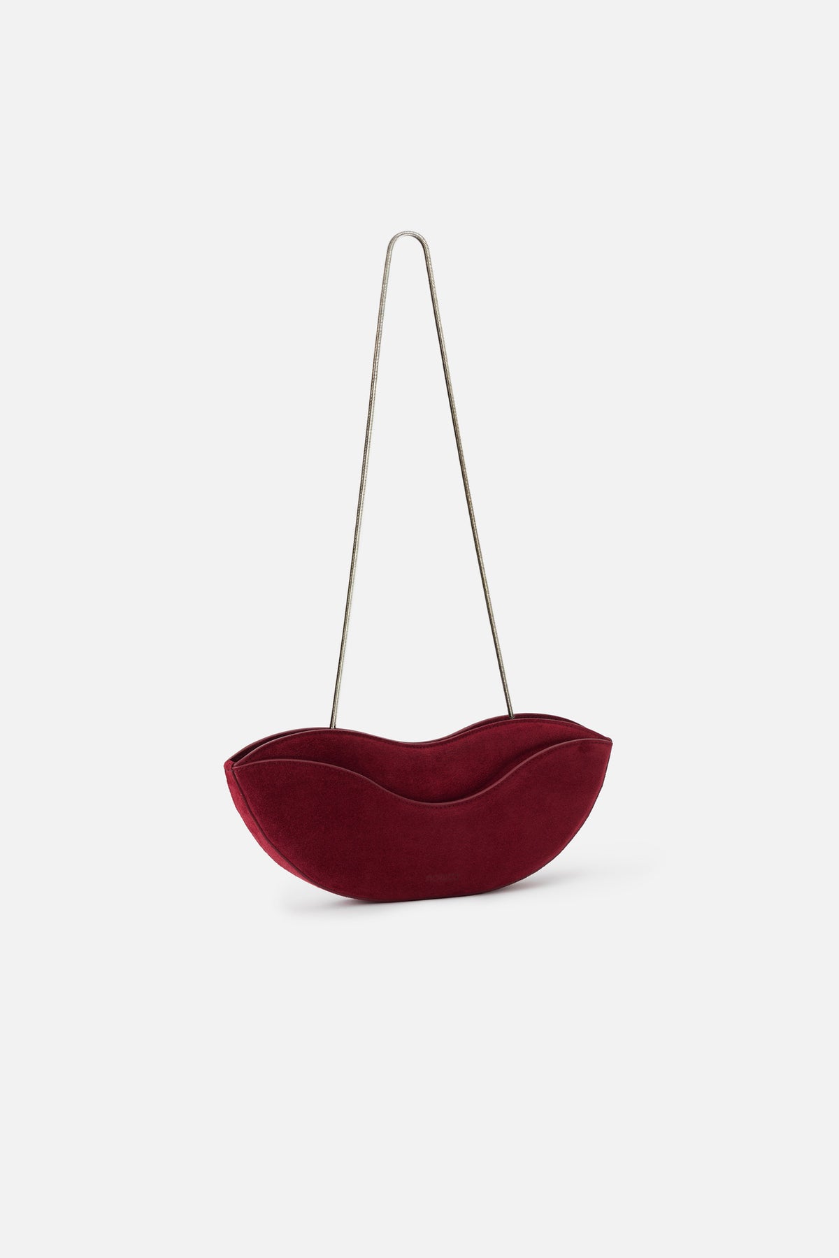 Suede Lips Clutch
