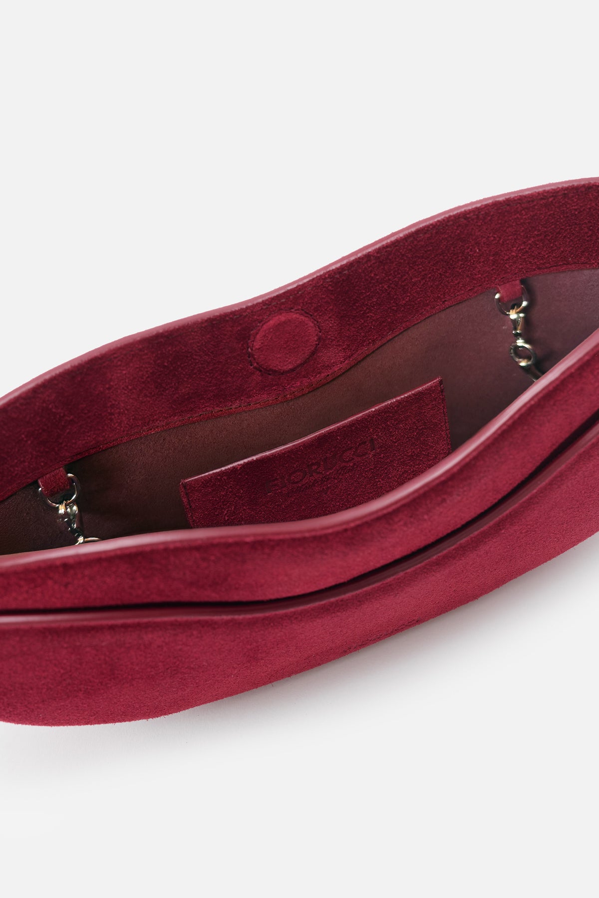 Suede Lips Clutch