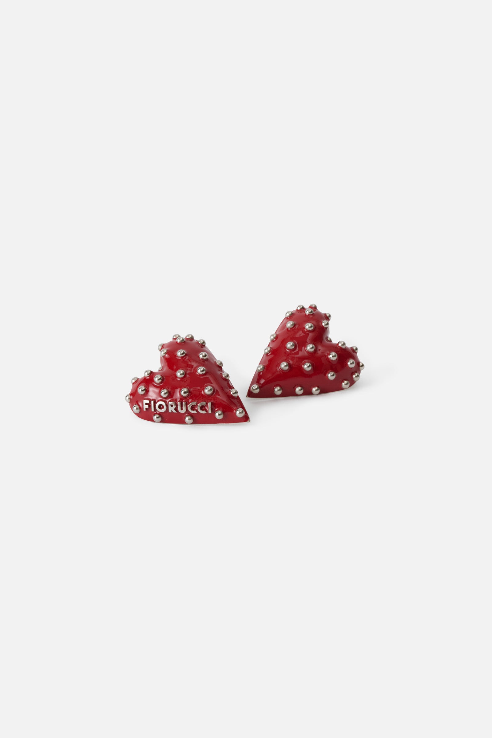 Studded Heart Earrings