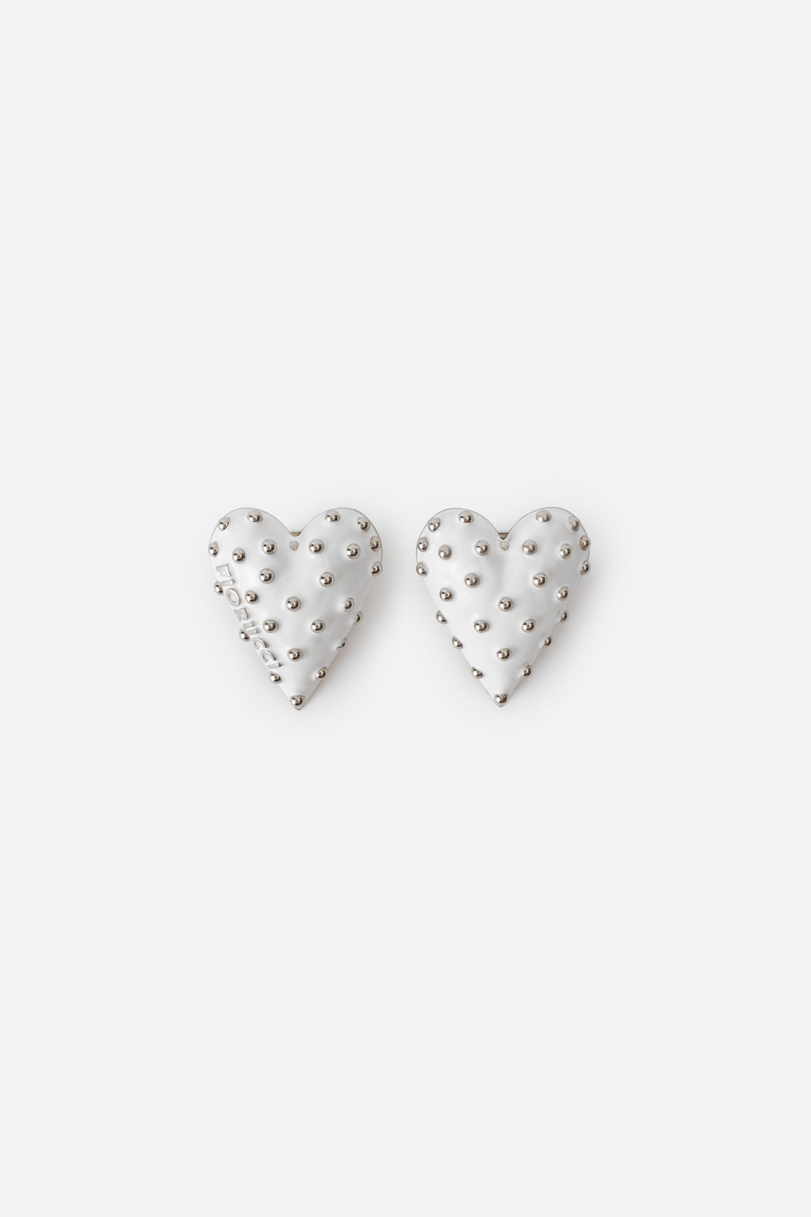 Studded Heart Earrings