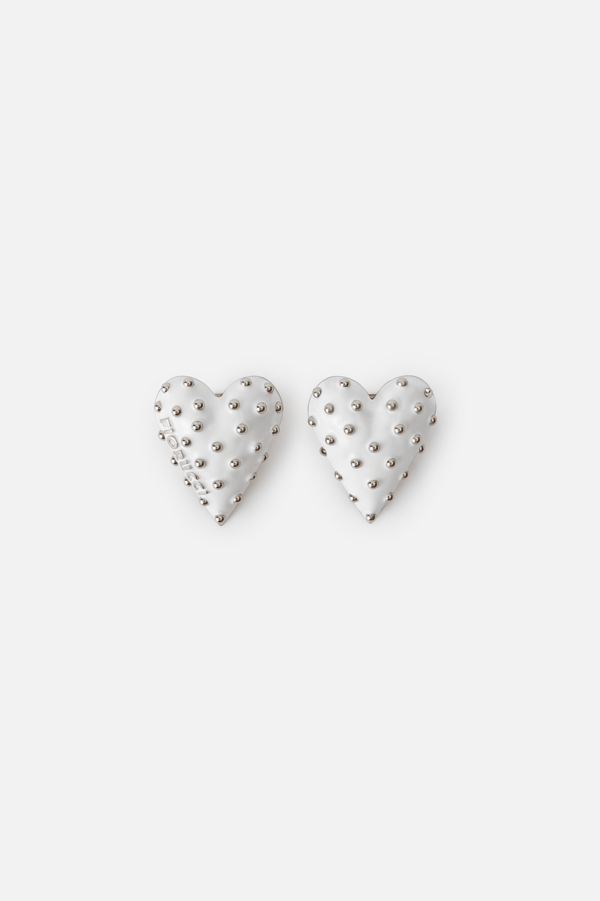 Studded Heart Earrings