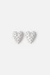 Studded Heart Earrings