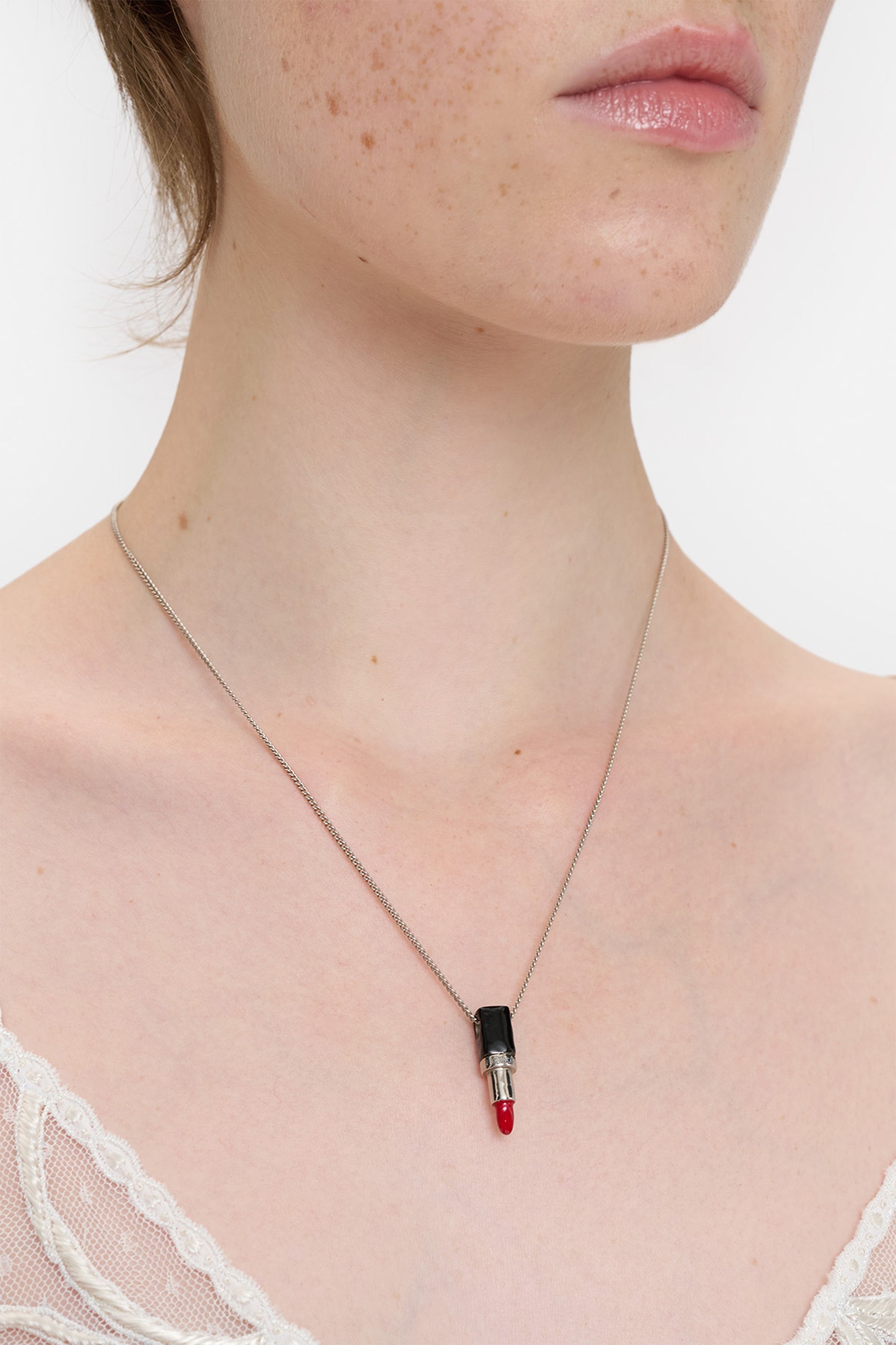 Mini Lipstick Necklace