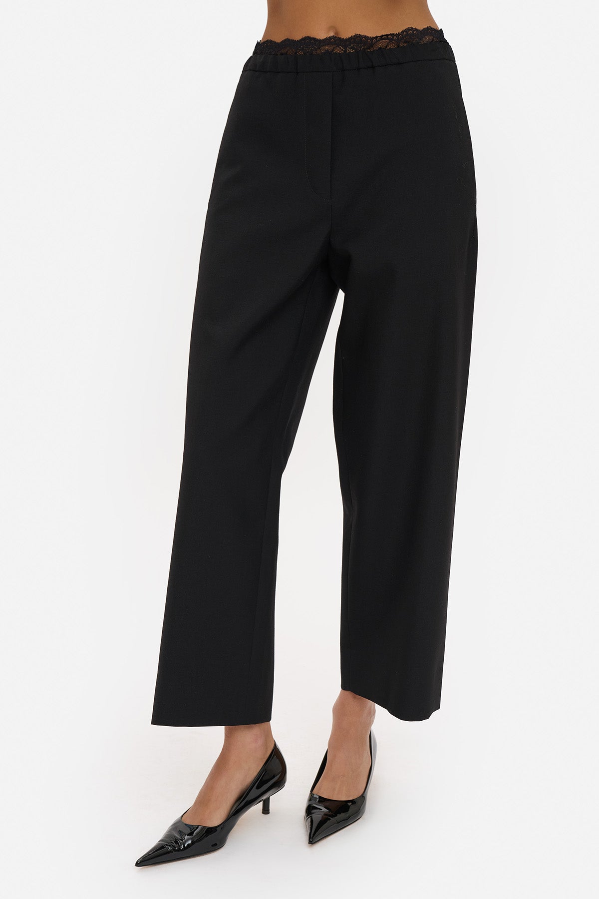Lace Trim Trousers