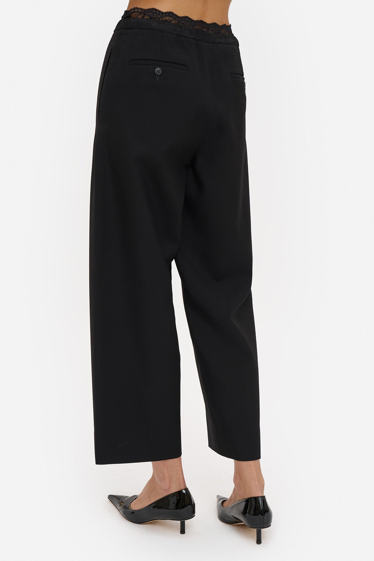 Lace Trim Trousers