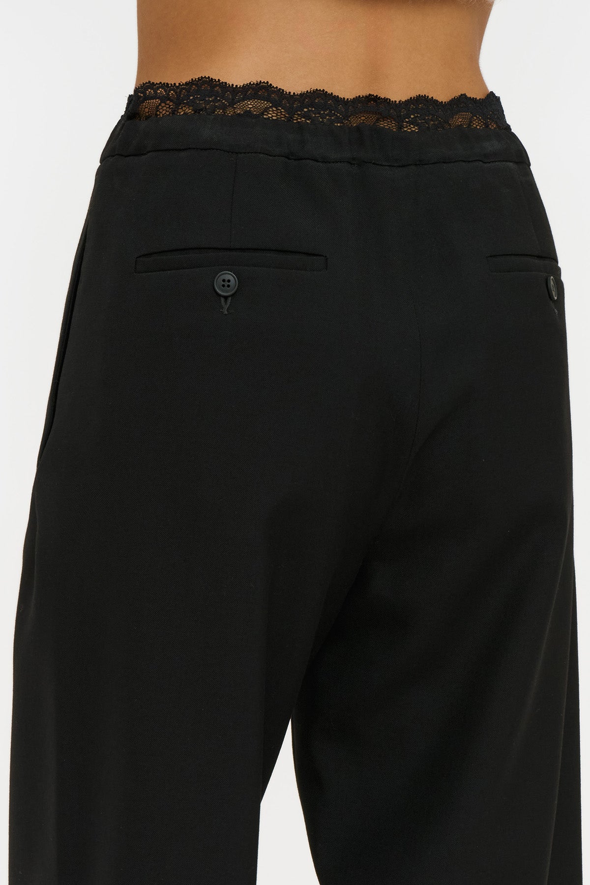 Lace Trim Trousers