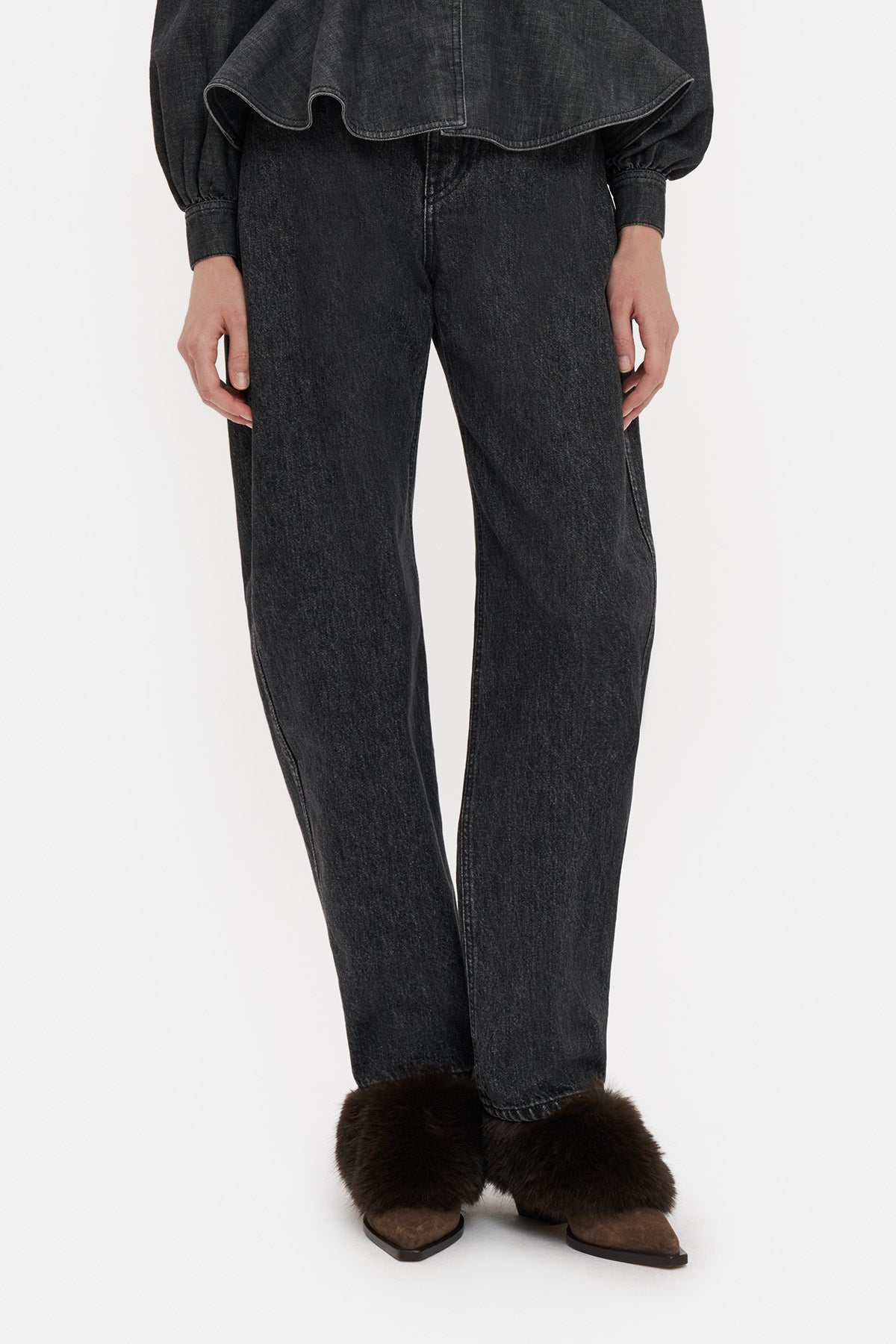 Salt and Peppern Barrel Jeans