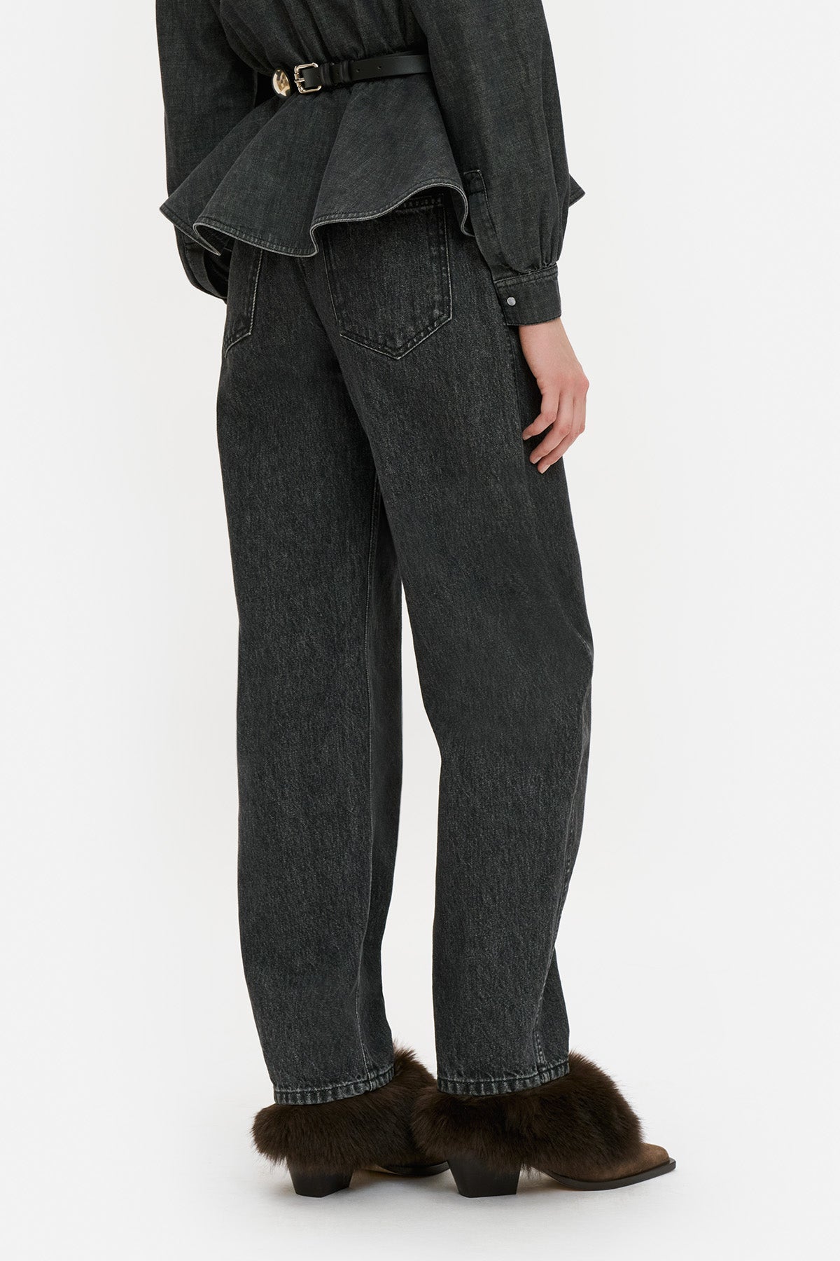 Salt and Peppern Barrel Jeans