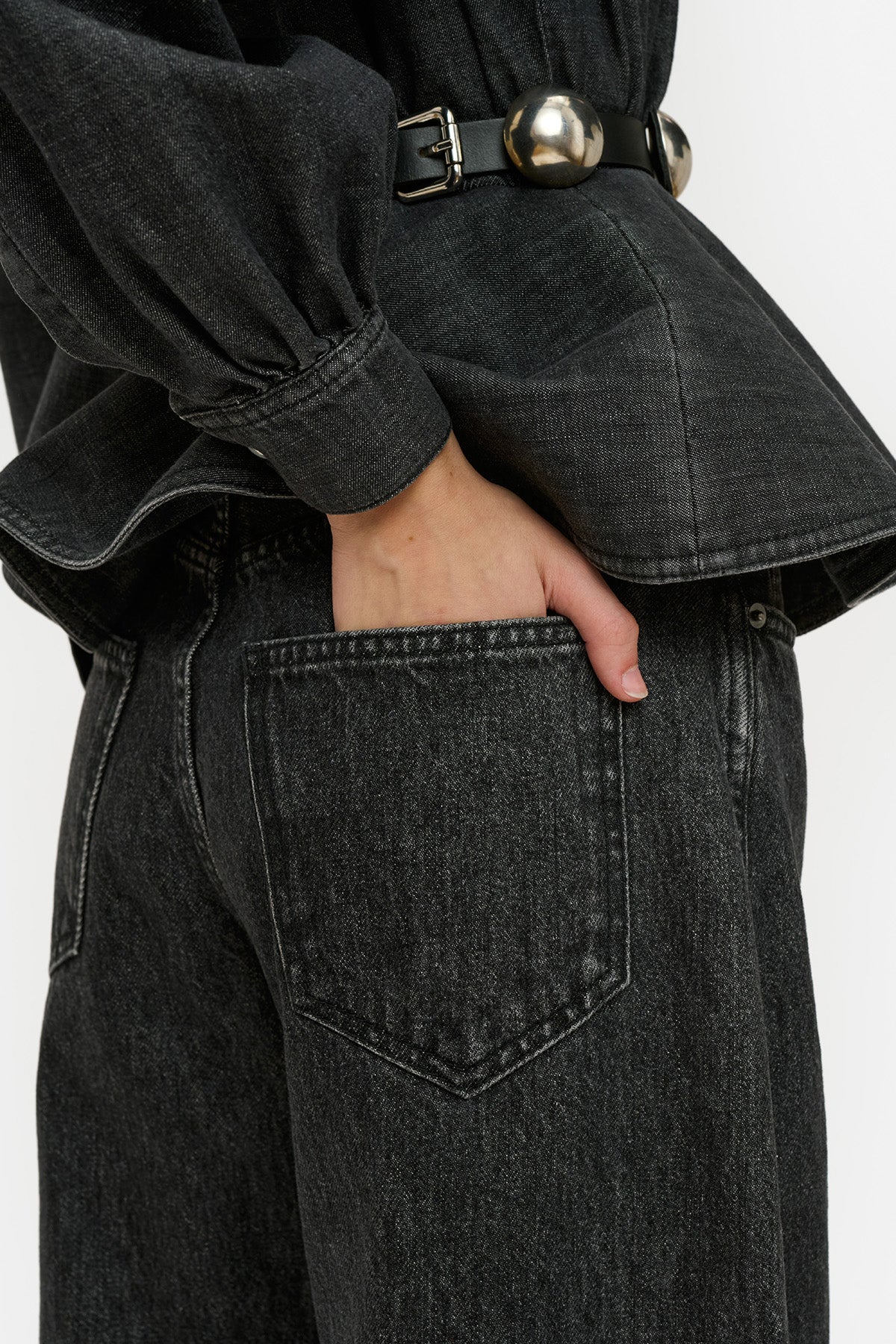 Salt and Peppern Barrel Jeans