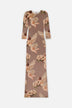Bouquet Angels Velour Maxi Dress