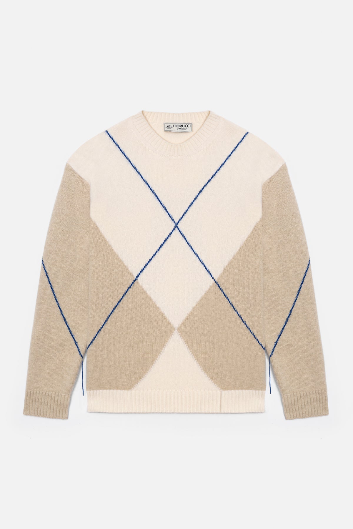 Argyle Distressed Sweater