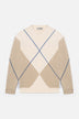 Argyle Distressed Sweater