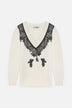 Lace Double Cupid Sweater