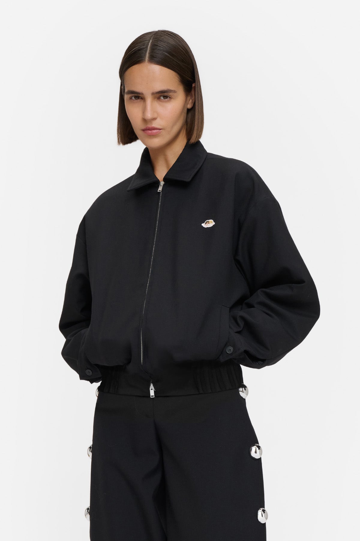 Angels Patch Bomber Jacket