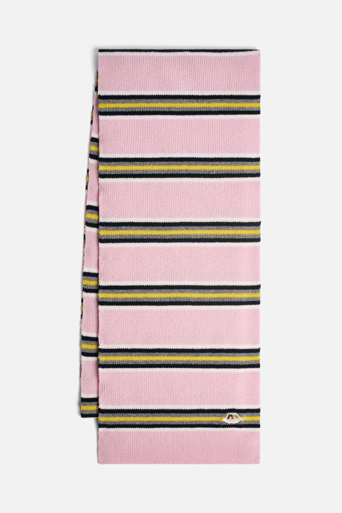 Striped Angels Patch Scarf