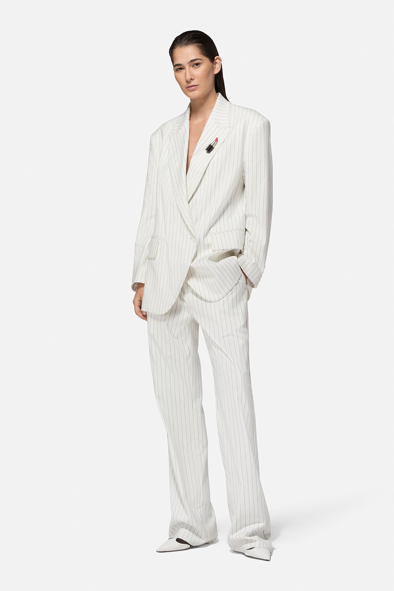 Blazer Doppiopetto Gessato