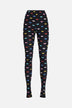 Lips Semi-Footed Leggings