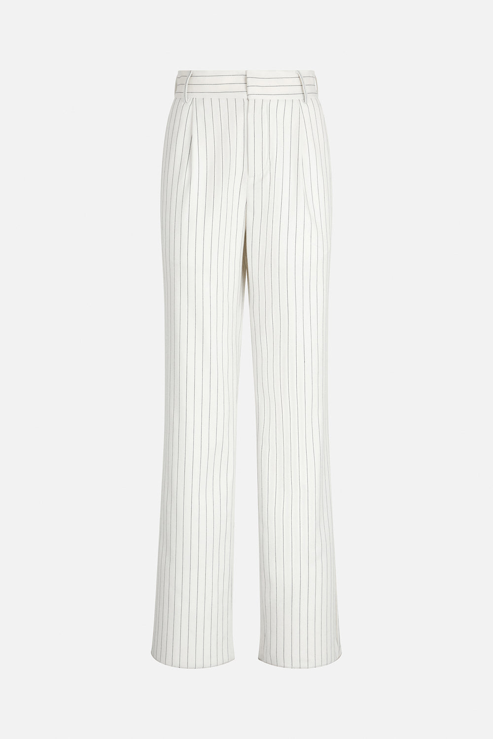 Pinstripe High Waist Trousers